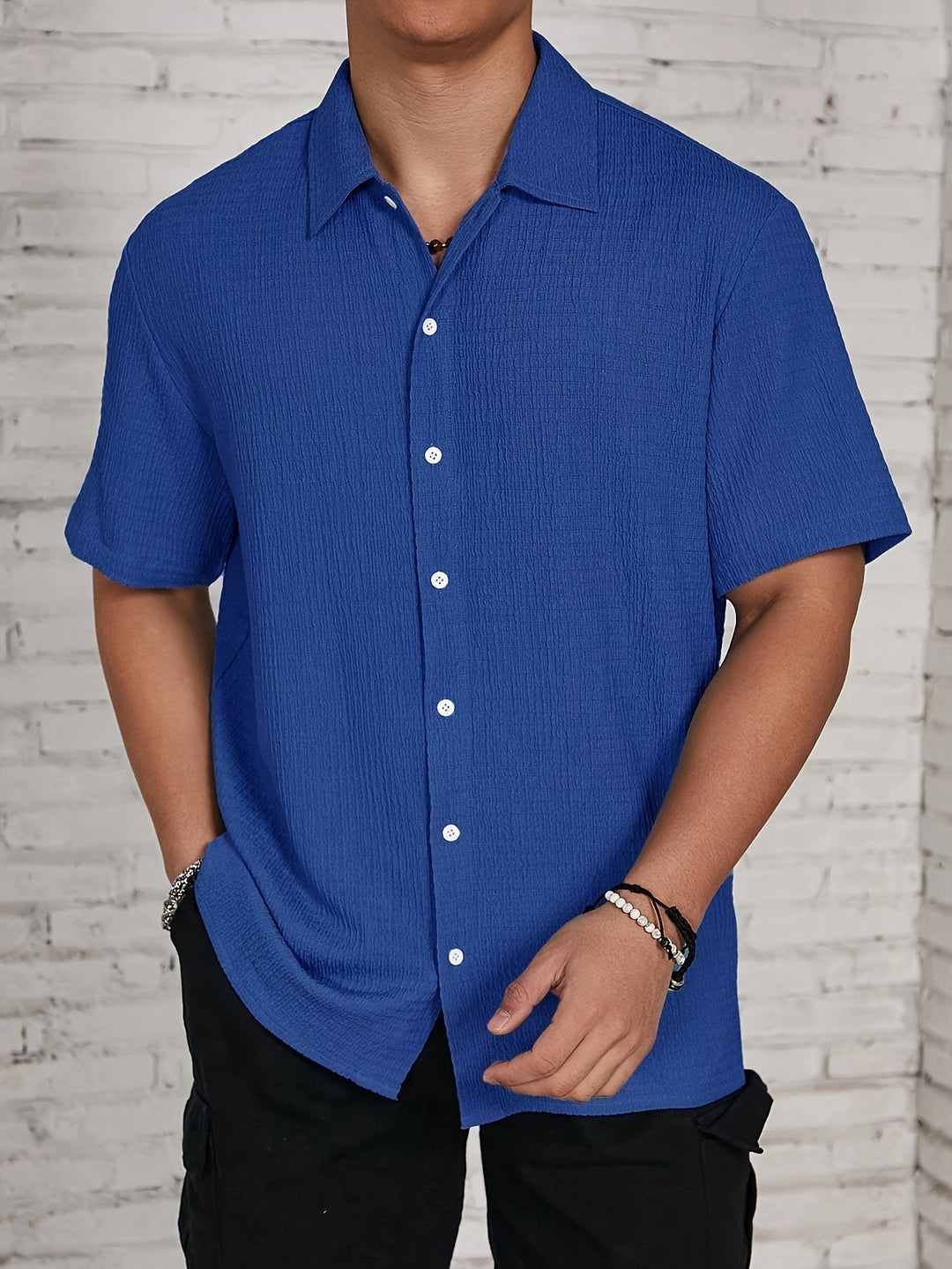 Casual button-up shirt for men