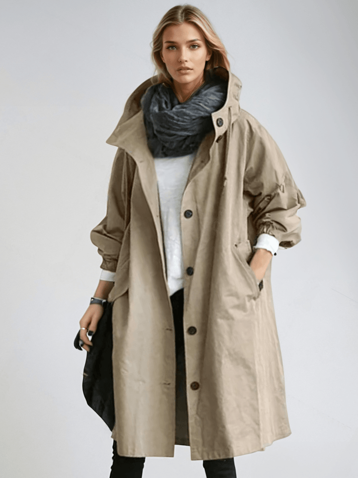 Vandafvisende Trenchcoat til Kvinder