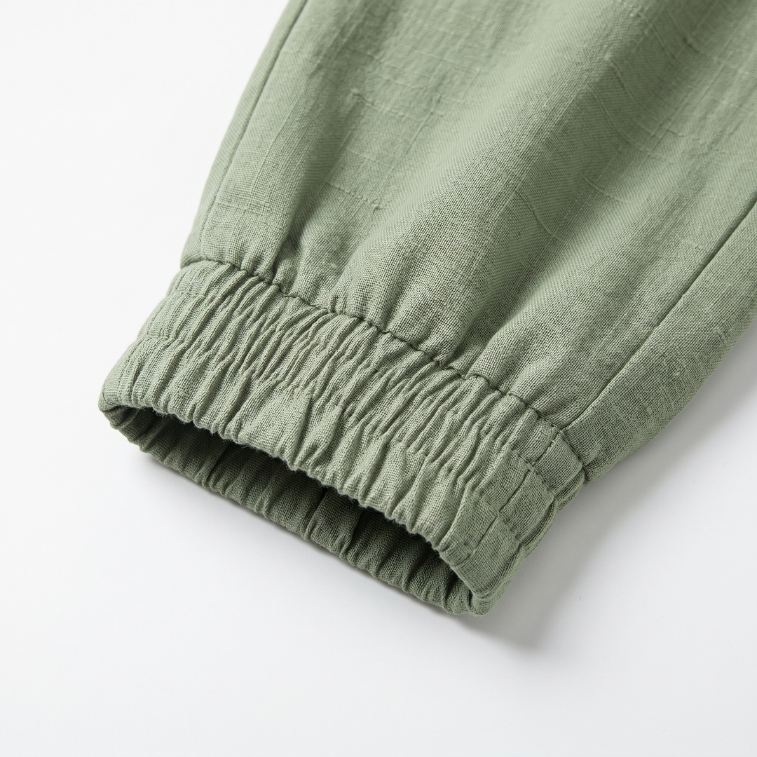 Men's Joggers with Drawstring and Tapered Legs
