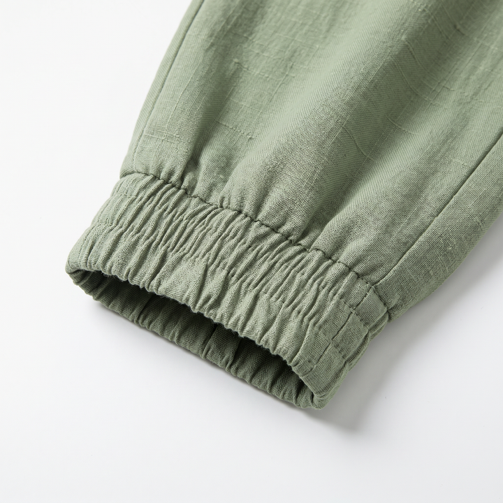 Men's Joggers with Drawstring and Tapered Legs
