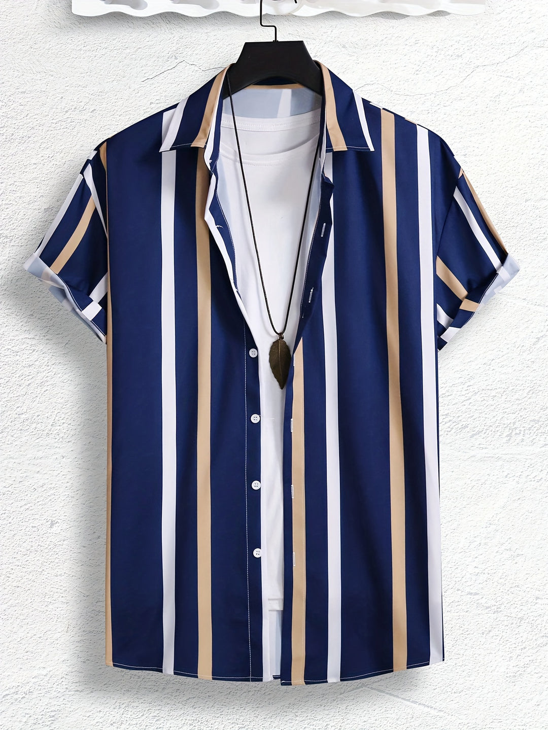 Men's T-shirt with Vertical Stripes