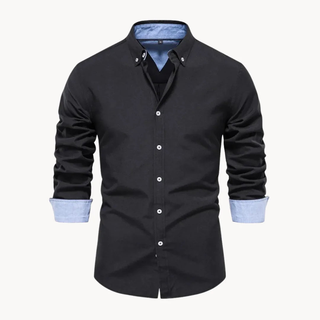 Kontrast Skjorte til Herrer
