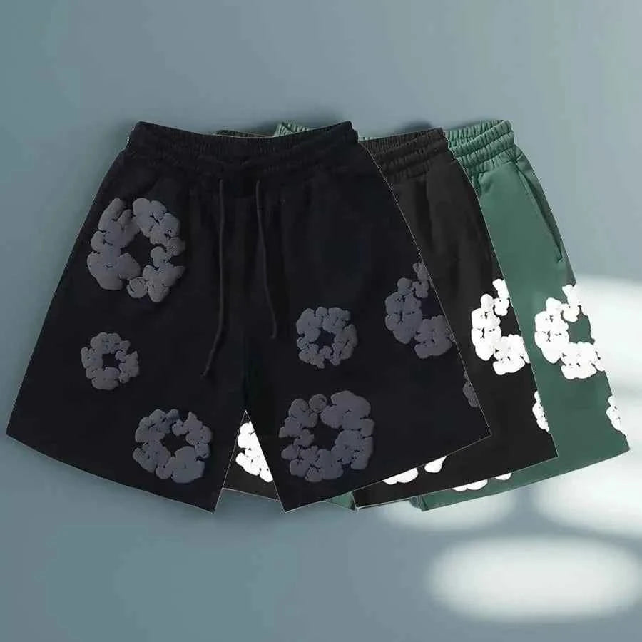 Blomstrede Sommershorts til Herrer