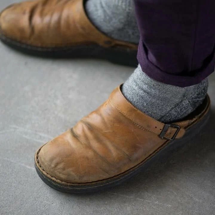 Slip-On Clogs with Heel Strap for Men