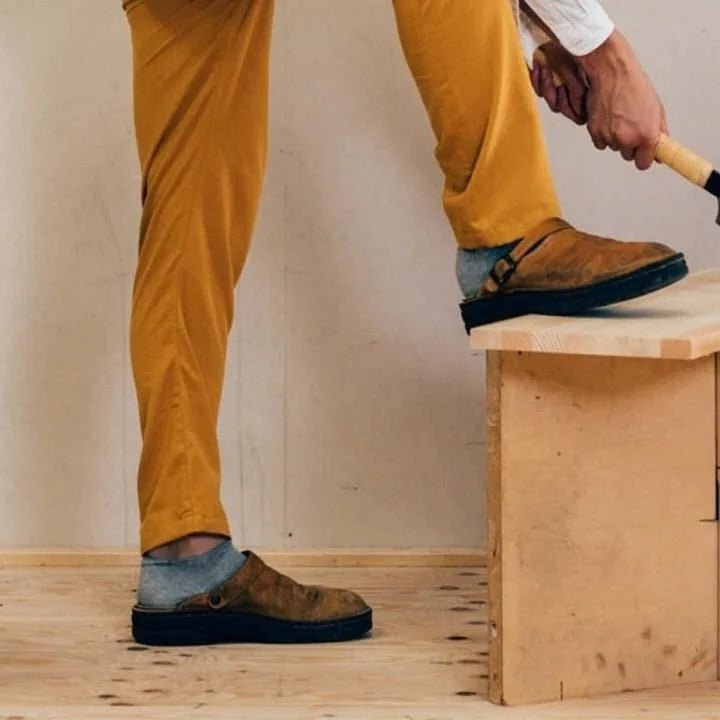 Slip-On Clogs with Heel Strap for Men