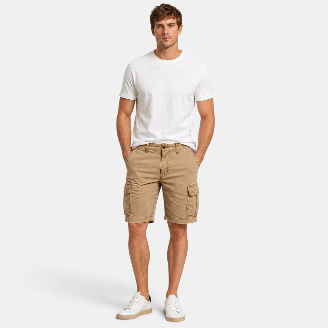 Knælange cargoshorts til mænd