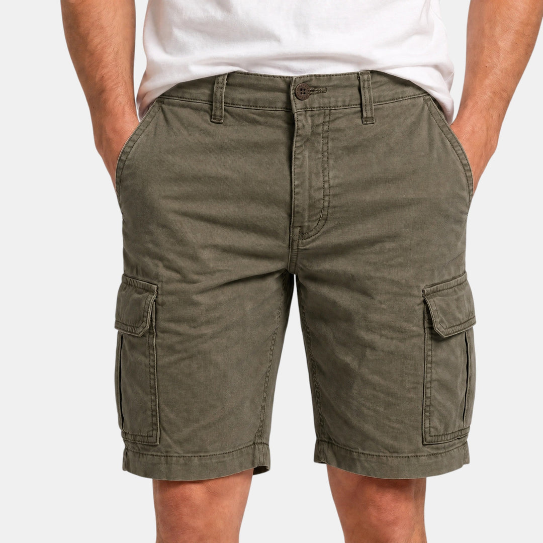 Knælange cargoshorts til mænd