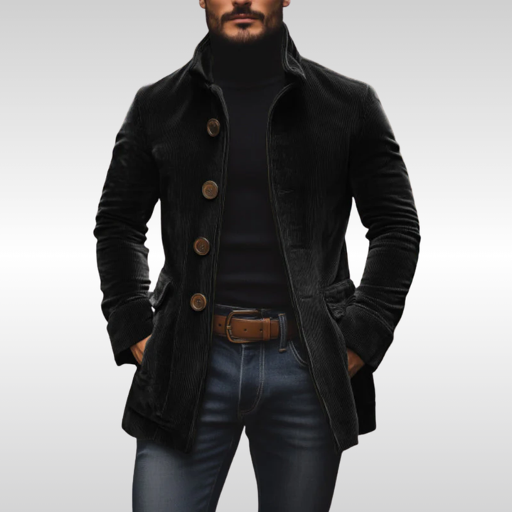 Jackson | Herre Slim Vintage Fløjl Frakke
