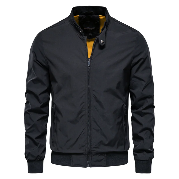 Men's bomber jacket with zipper