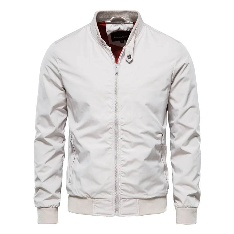 Men's bomber jacket with zipper