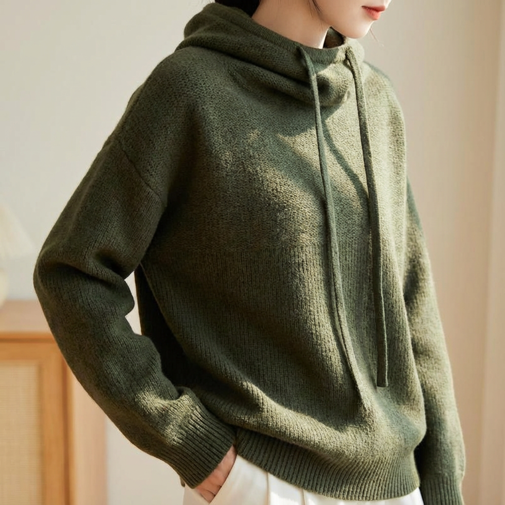 Knitted Hoodie for Women