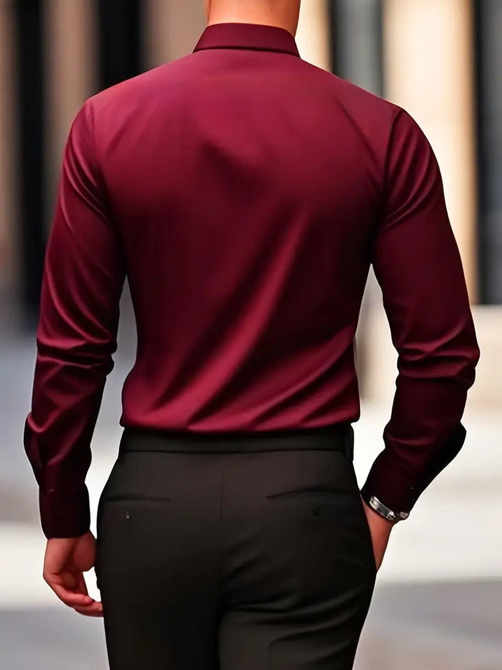 Slim Fit Jakkeskjorte til Herrer