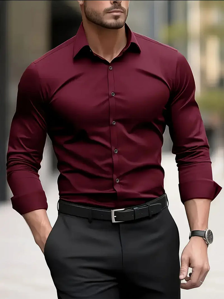 Slim Fit Jakkeskjorte til Herrer