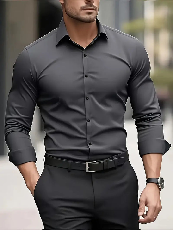 Slim Fit Jakkeskjorte til Herrer