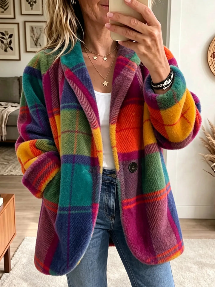Women's Classic-Fit Plaid Jacket
