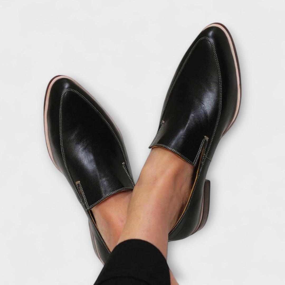 Elegant Slip-On Leather Loafers