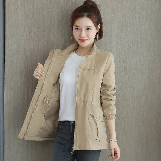 Light Jacket with Ties for Women