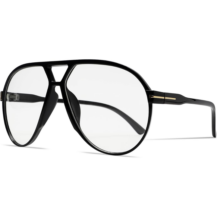 Oversized aviator sunglasses for women