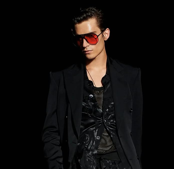 Oversized aviator sunglasses for women