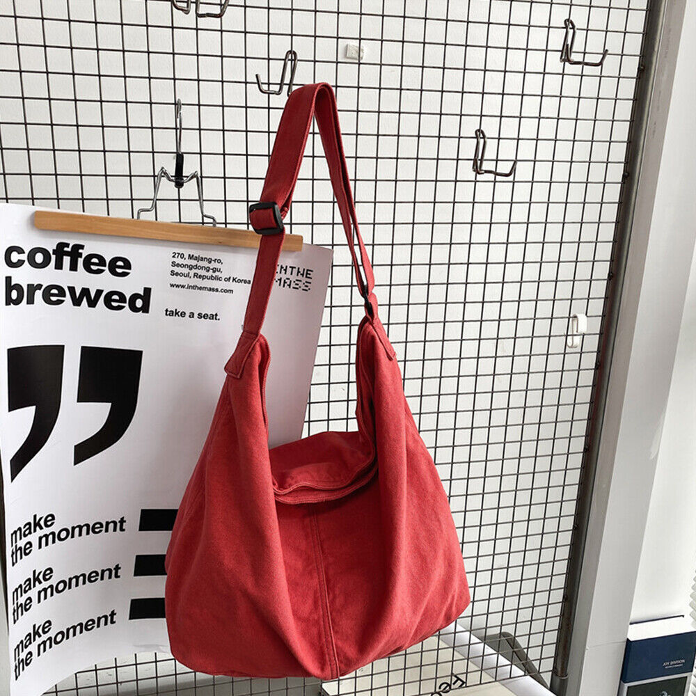 Oversized Skuldertaske Med Bred Rem