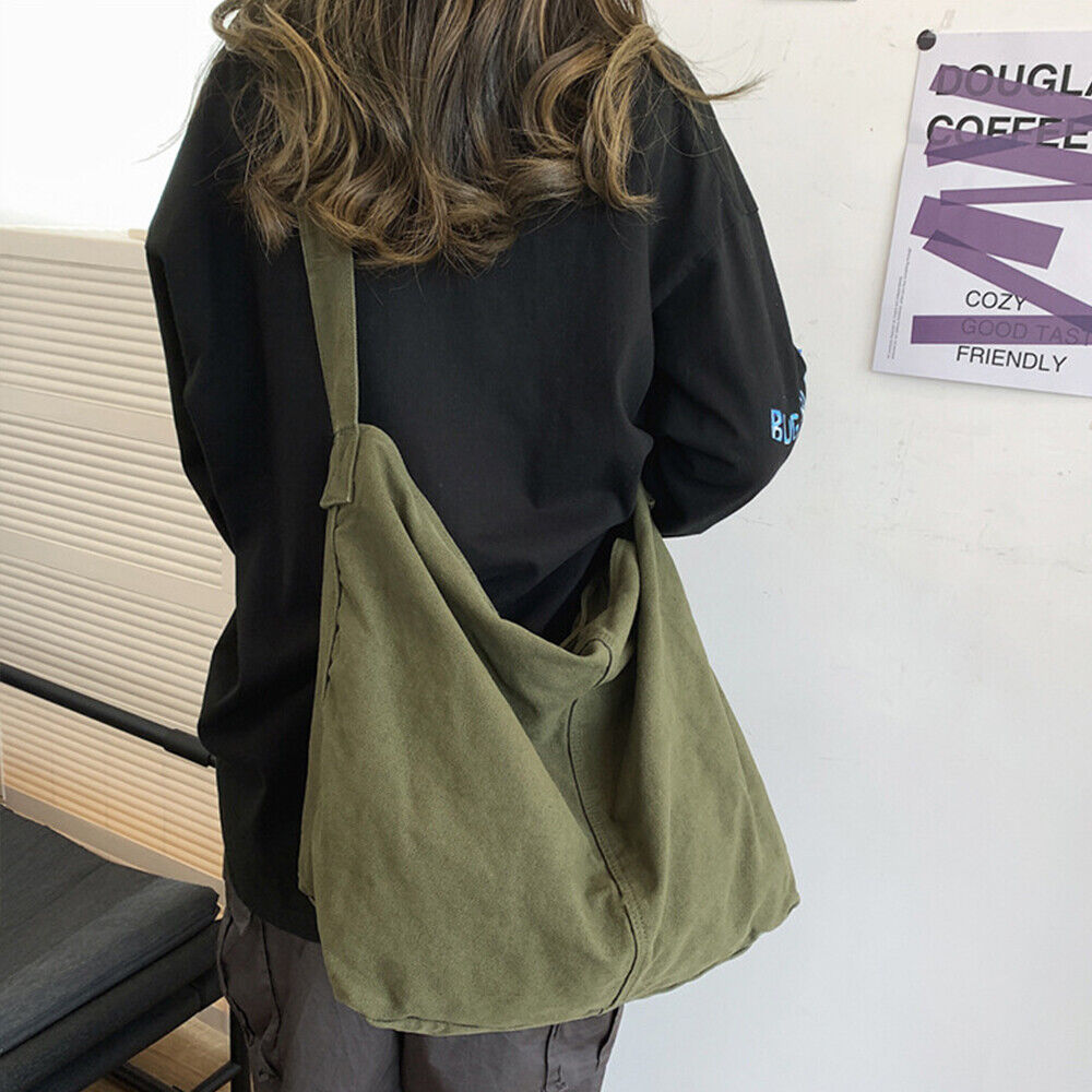 Oversized Skuldertaske Med Bred Rem