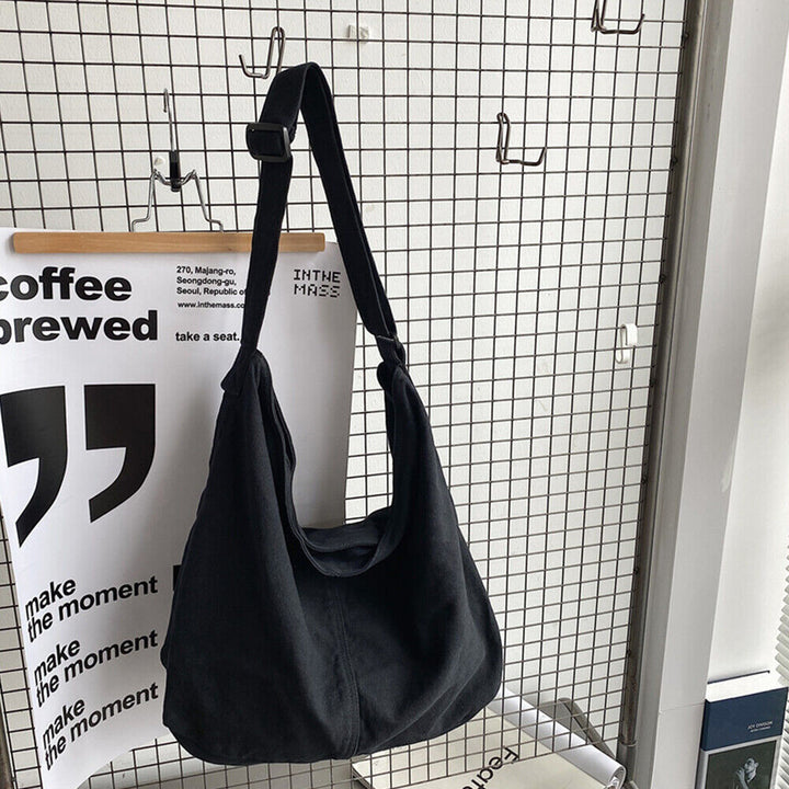 Oversized Skuldertaske Med Bred Rem