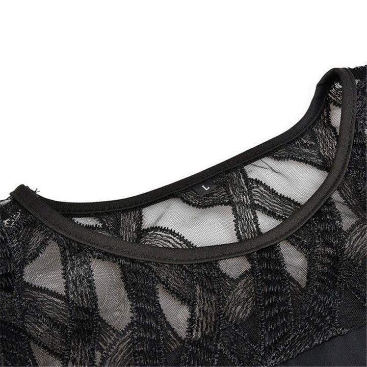 Elegant Plus Size Midikjole til Kvinder