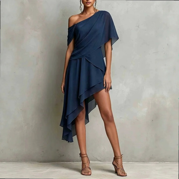 One-Shoulder Mini Dress for Women