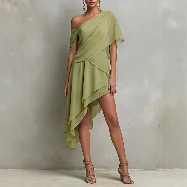 One-Shoulder Mini Dress for Women
