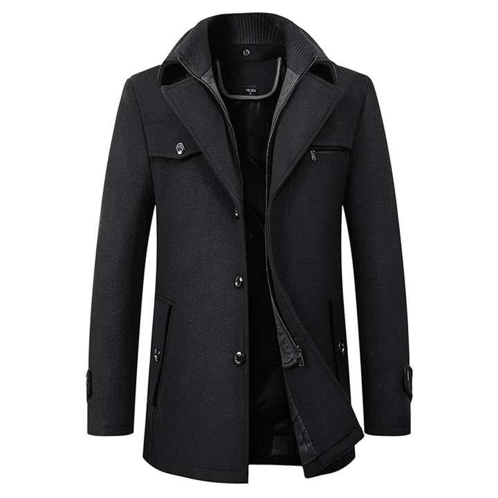 Men's Jacket with Stand Collar