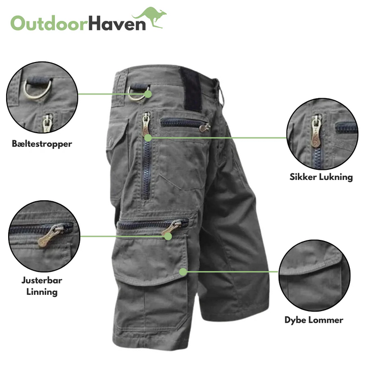 Herre Cargo Shorts Med Lommer