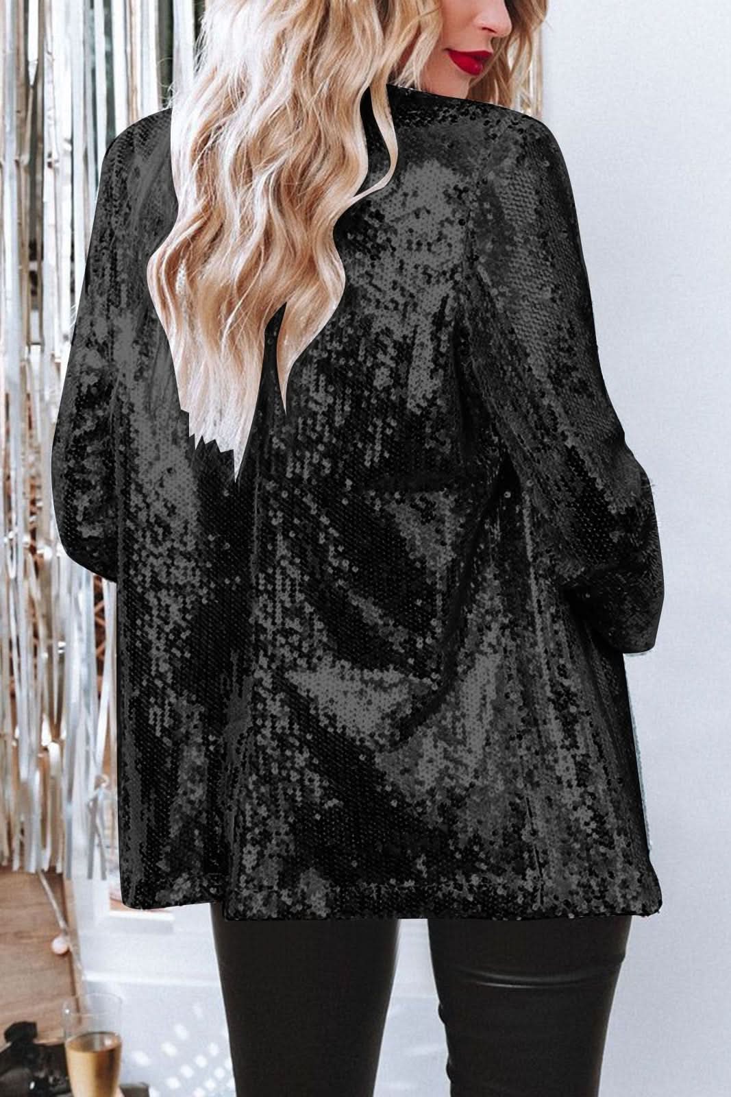 Women's Sparkling Sequin Blazer