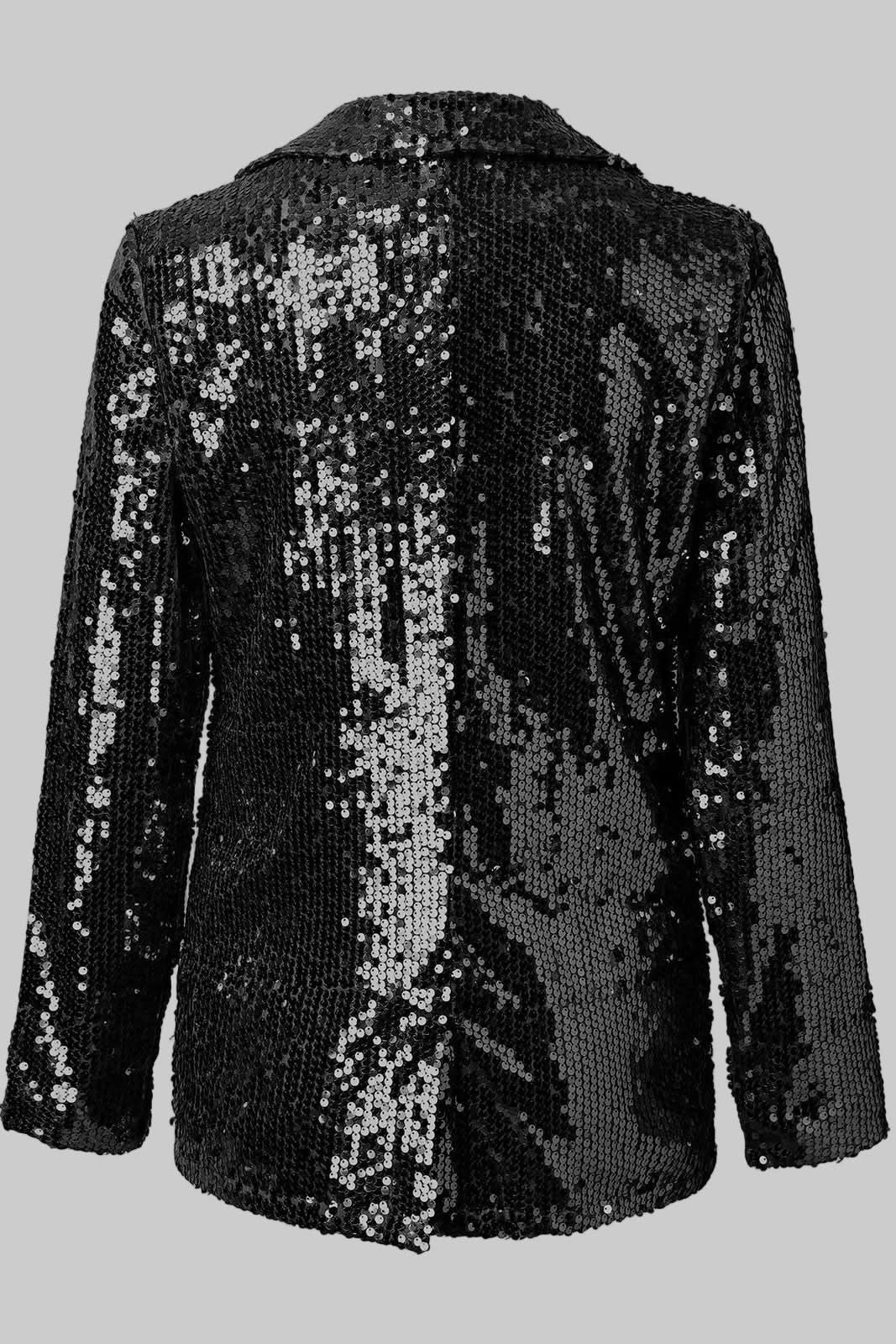 Women's Sparkling Sequin Blazer