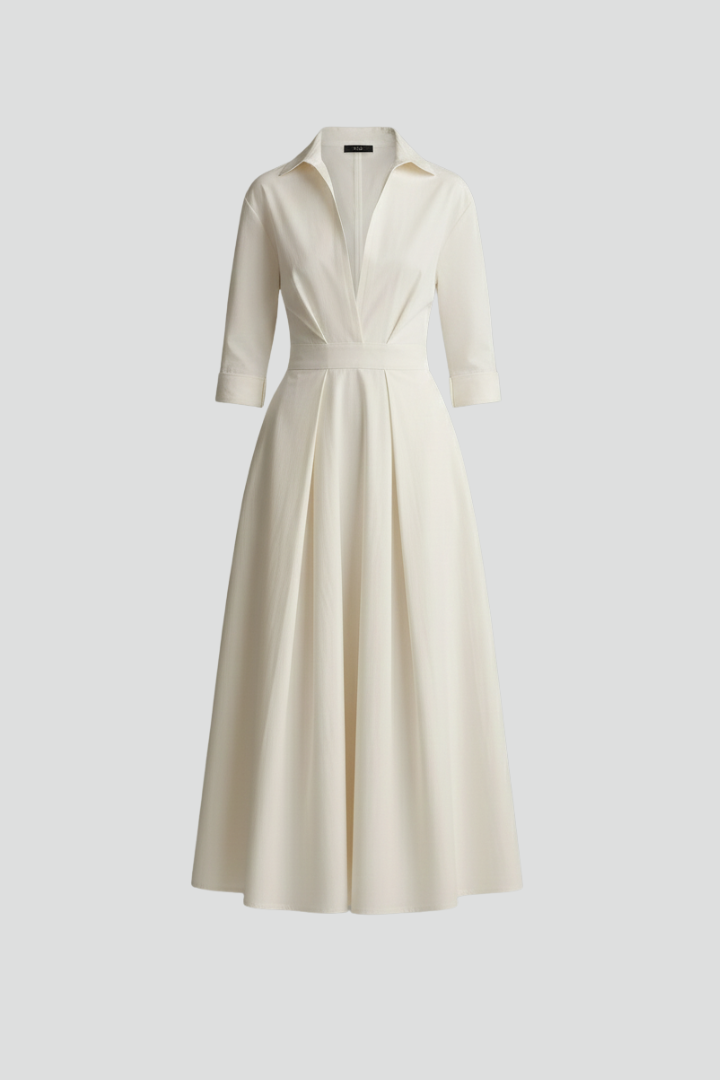 Carter | Women's Collared Dress for Fall Wedding Guests