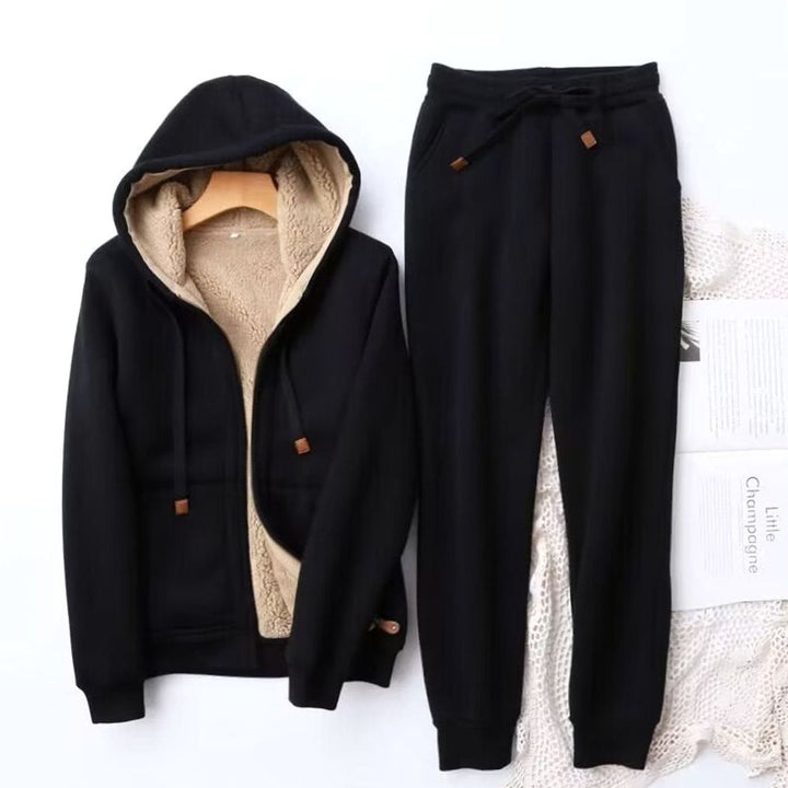 Fleece-lined Two-Piece Mjøsæt for Women