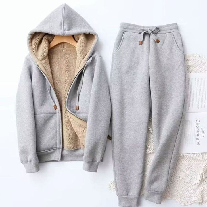 Fleece-lined Two-Piece Mjøsæt for Women