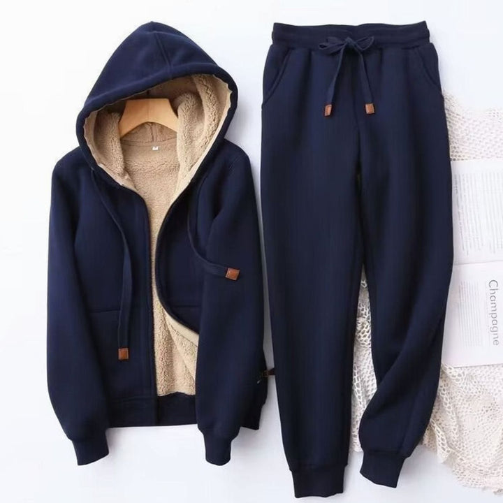 Fleece-lined Two-Piece Mjøsæt for Women